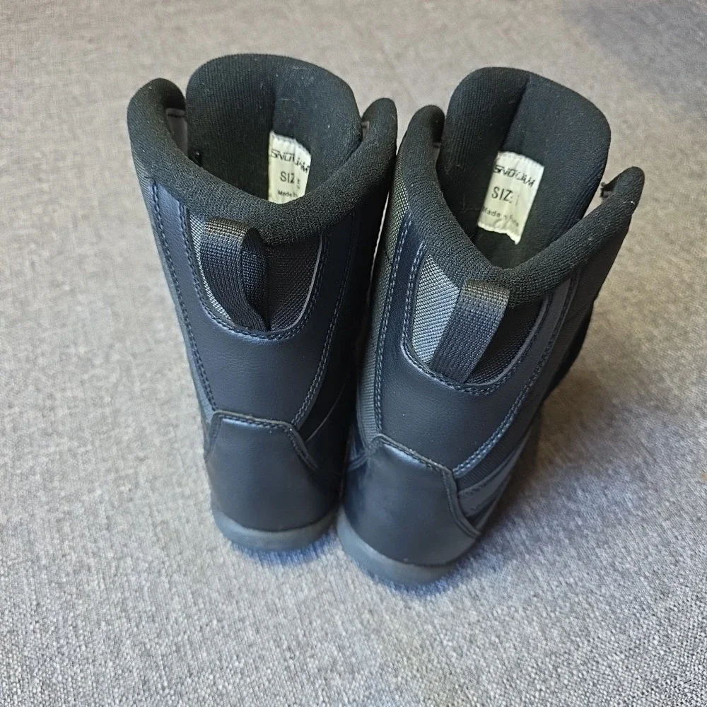 SNOWJAM SIZE 5 SNOWBOARD BOOTS Black